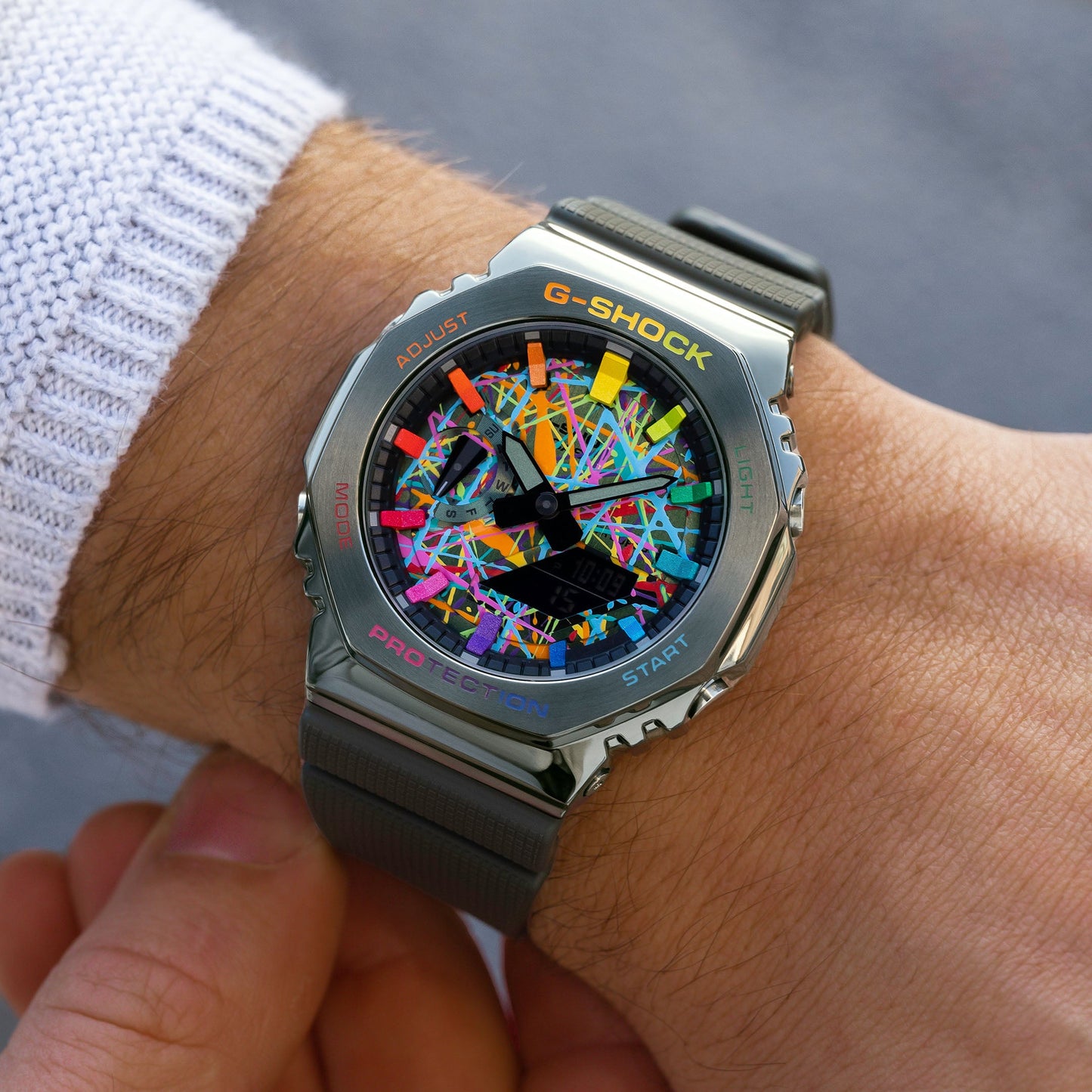 G-Shock CasiOak Green Freak Rainbow (カシオーク/グリーンフリークレインボー)