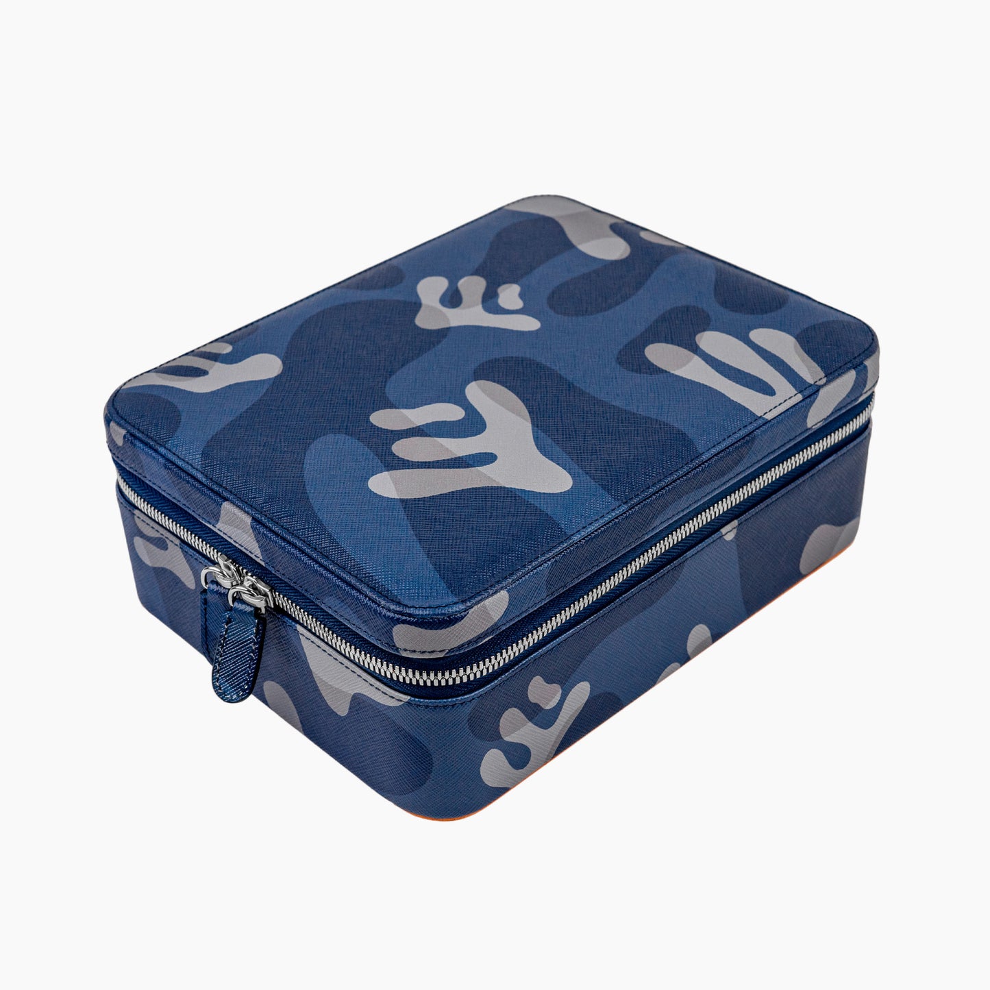 IFLW ウォッチケース 6本用 ブルー迷彩 Blue Camo Watch Case for 6