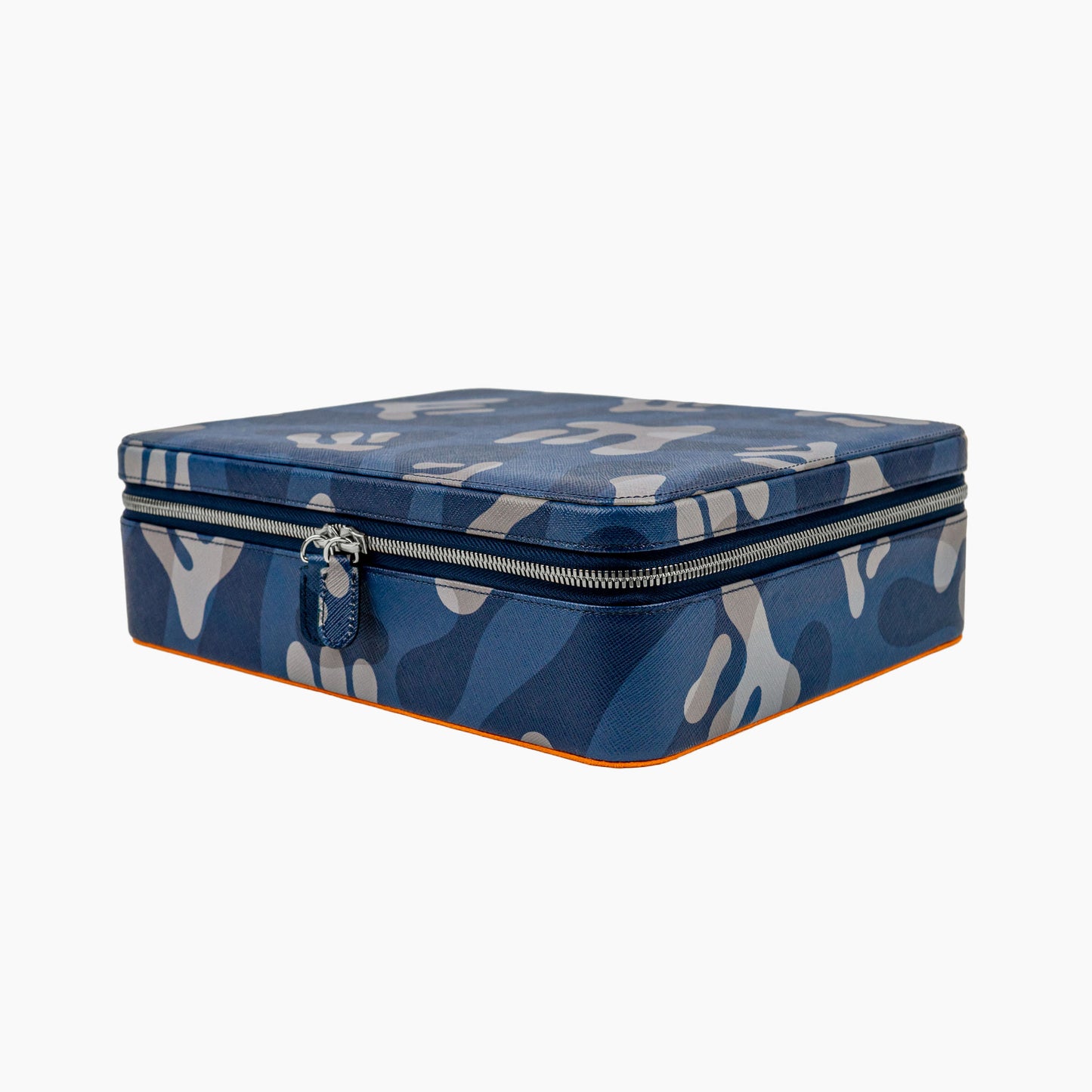 IFLW ウォッチケース 10本用 ブルー迷彩 /Blue Camo Watch Case for 10