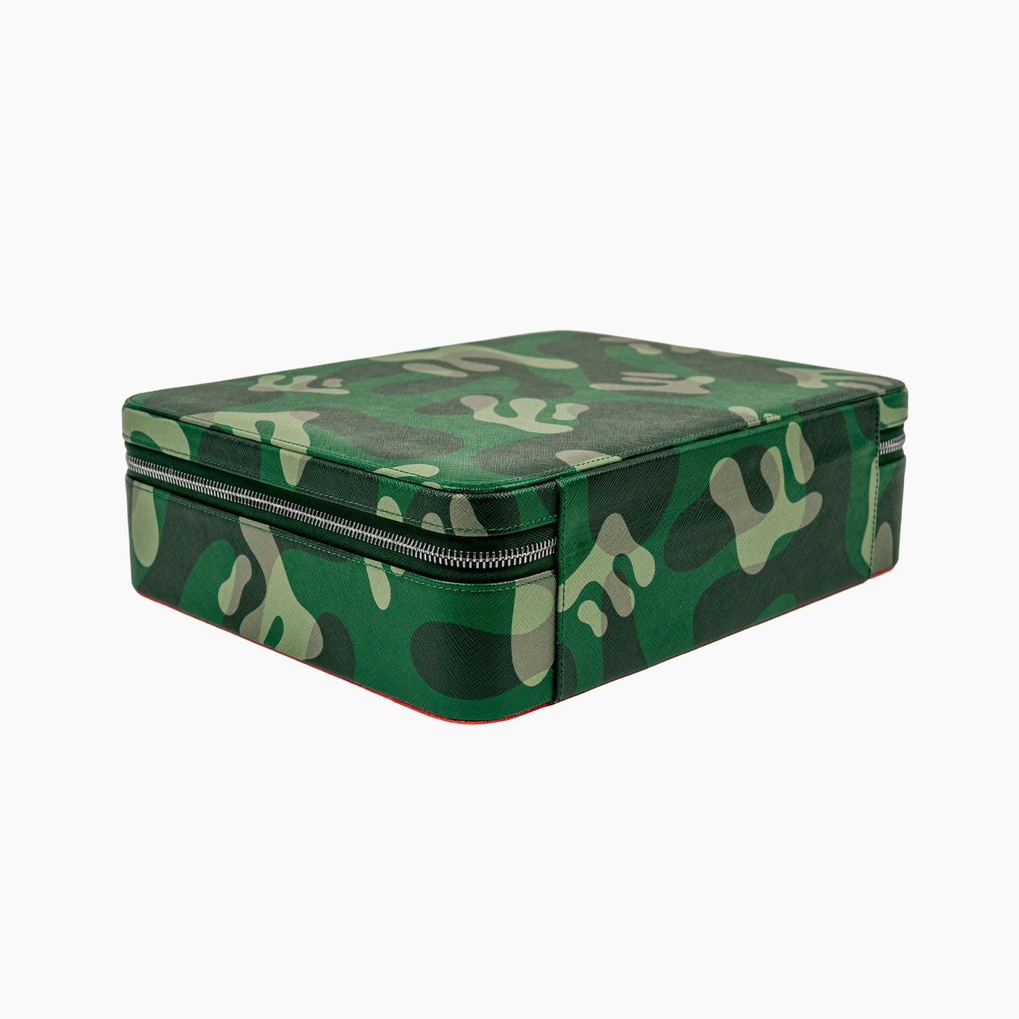 IFLW ウォッチケース 10本用 グリーン迷彩 Green Camo Watch Case for 10