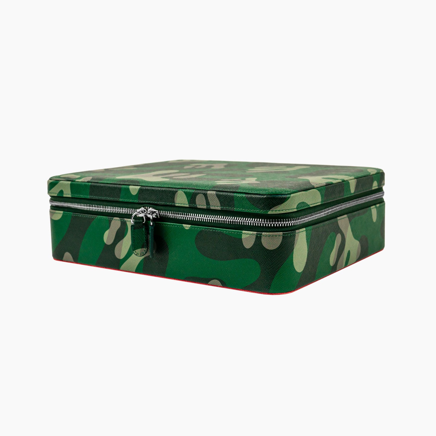 IFLW ウォッチケース 10本用 グリーン迷彩 Green Camo Watch Case for 10