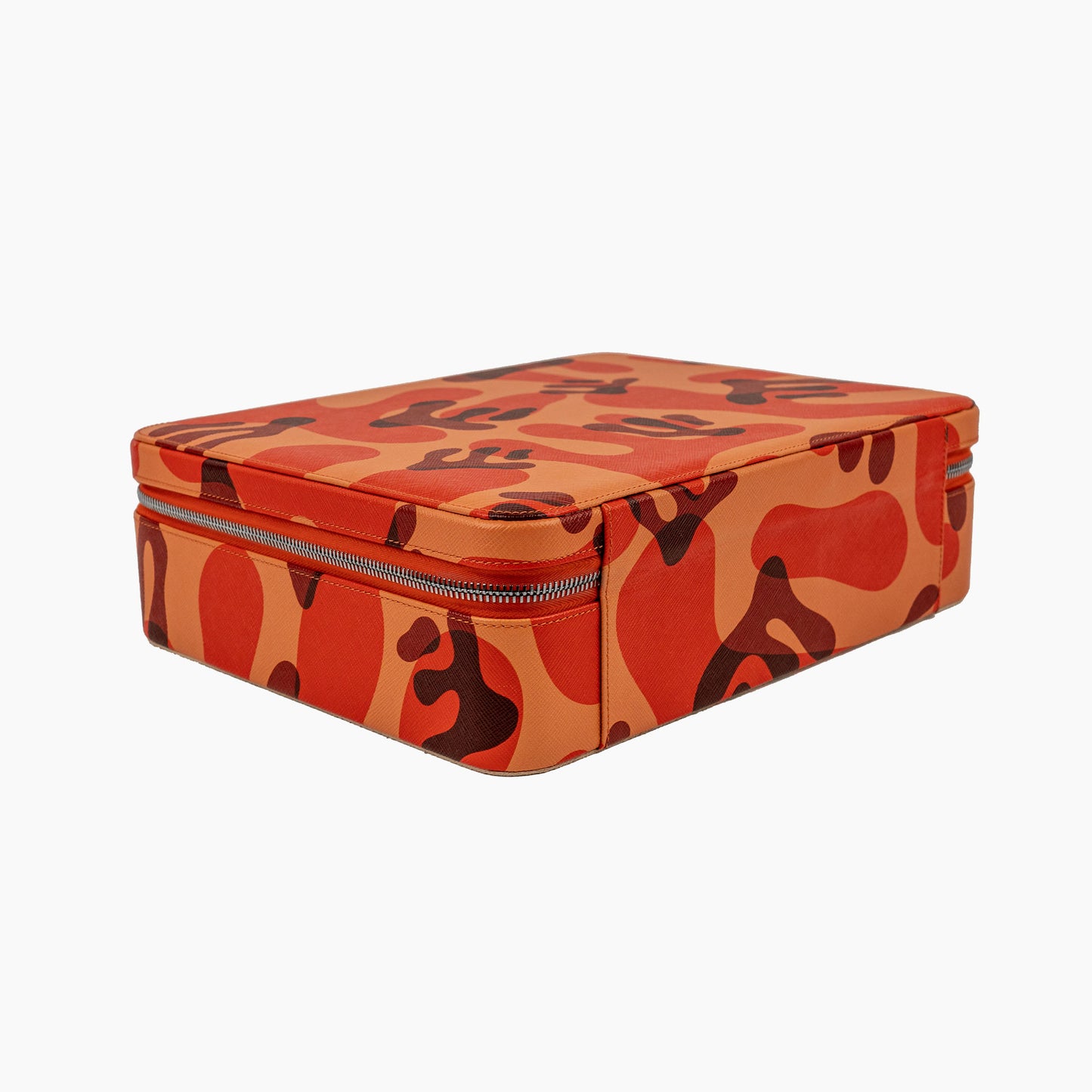 IFLW ウォッチケース 10本用 オレンジ迷彩 /Orange Camo Watch Case for 10