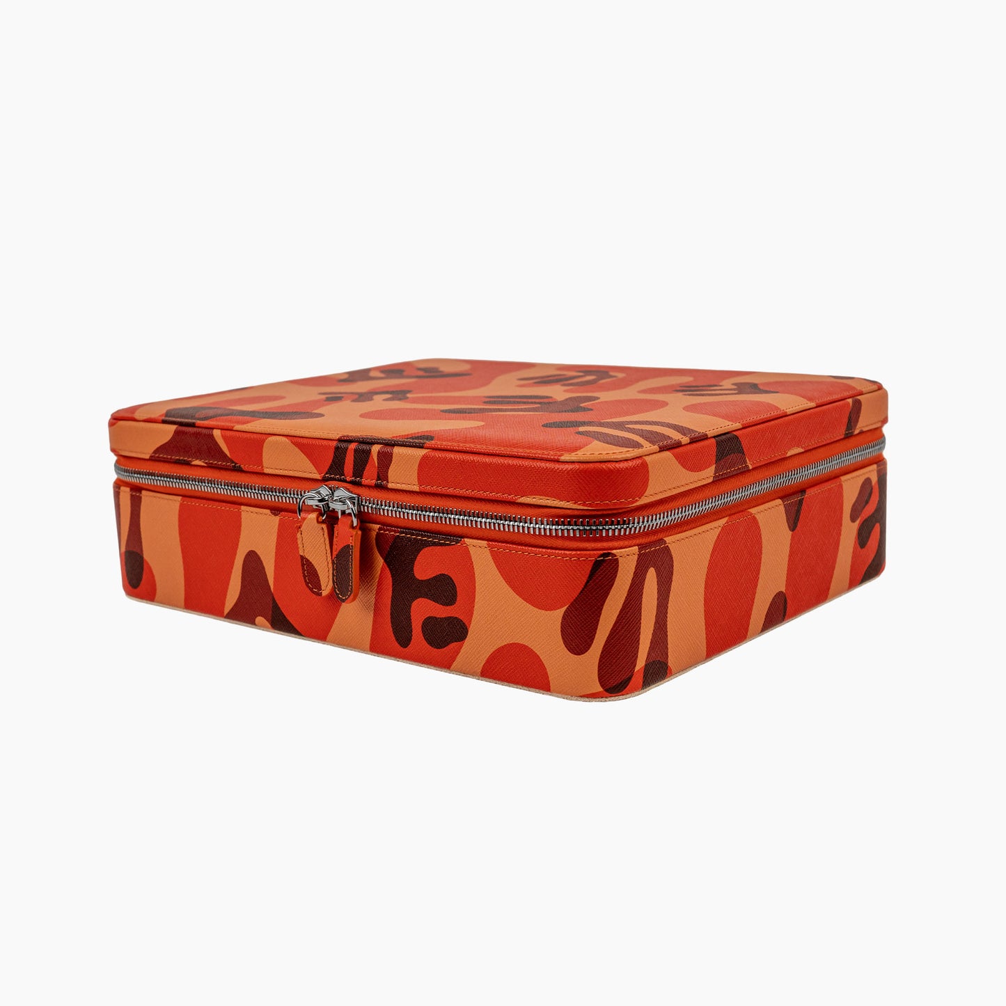 IFLW ウォッチケース 10本用 オレンジ迷彩 /Orange Camo Watch Case for 10
