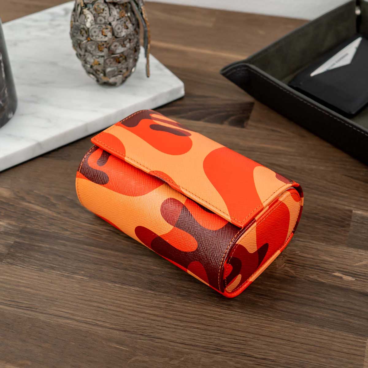 IFLW ウォッチロール2本用 Orange Camo(オレンジ迷彩)