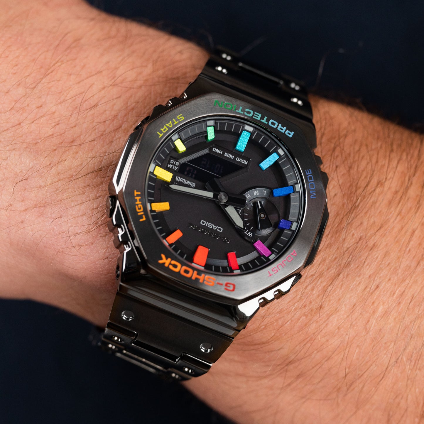 G-Shock CasiOak Black Metal Rainbow (カシオーク/ブラックメタルレインボー)