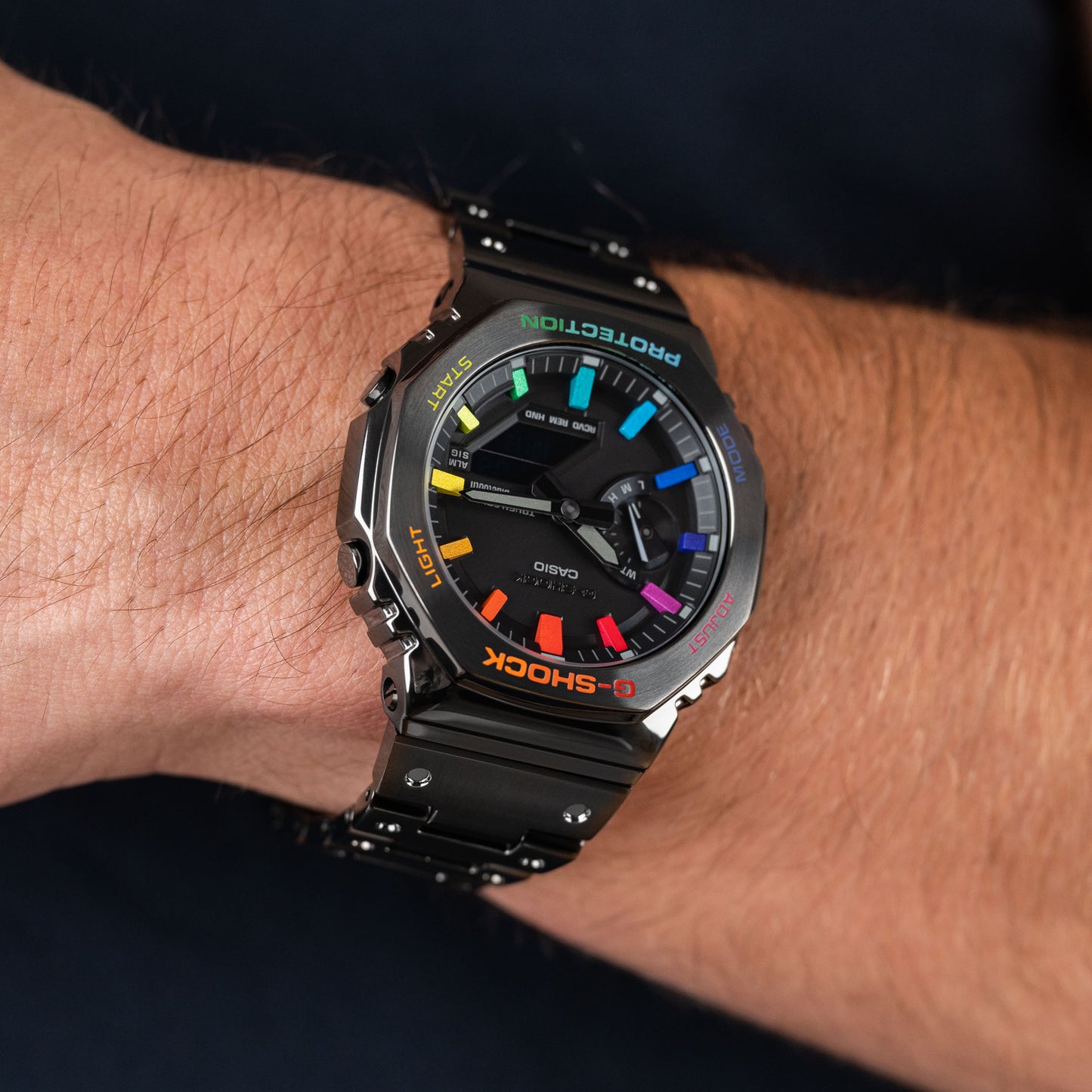 G-Shock CasiOak Black Metal Rainbow (カシオーク/ブラックメタルレインボー)