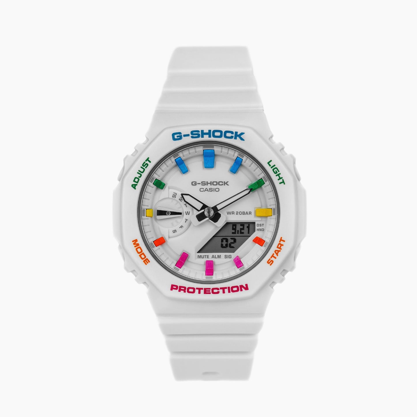 G-Shock CasiOak Mini Polar Rainbow (カシオークミニ/ホワイトレインボー)