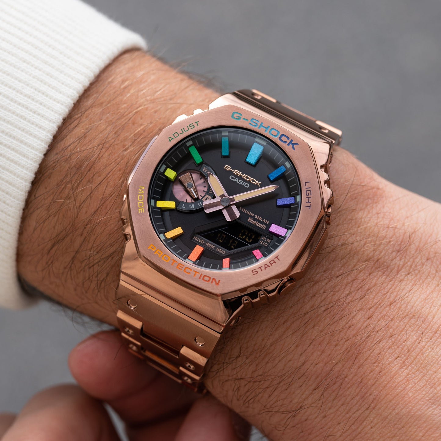 G-Shock CasiOak Rose Gold Rainbow (カシオーク/ローズゴールドレインボー)