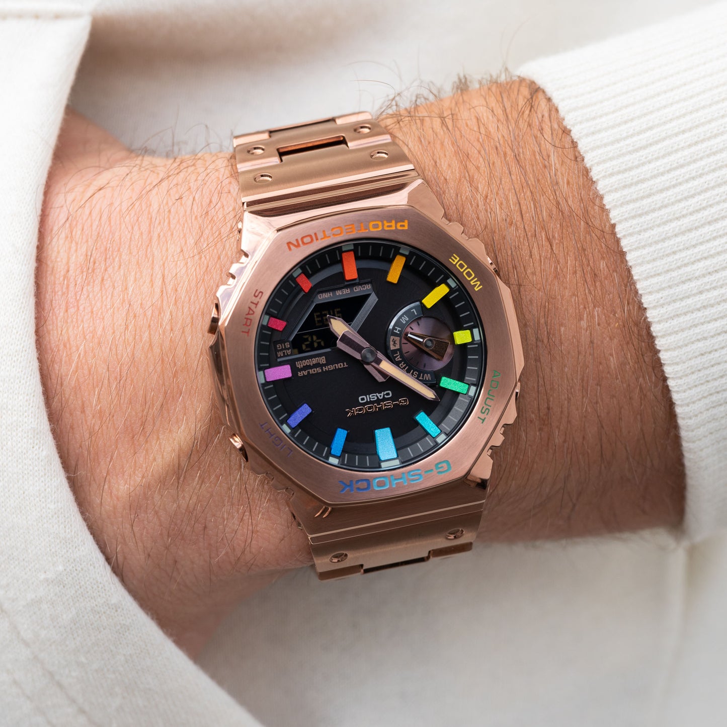 G-Shock CasiOak Rose Gold Rainbow (カシオーク/ローズゴールドレインボー)