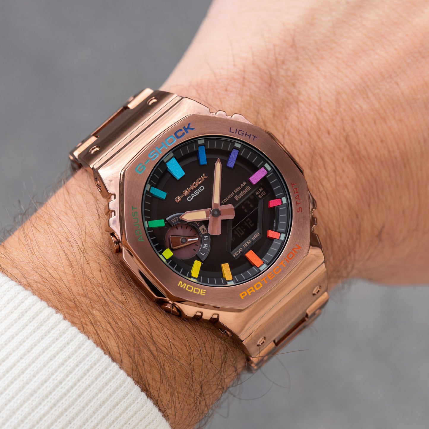 G-Shock CasiOak Rose Gold Rainbow (カシオーク/ローズゴールドレインボー)