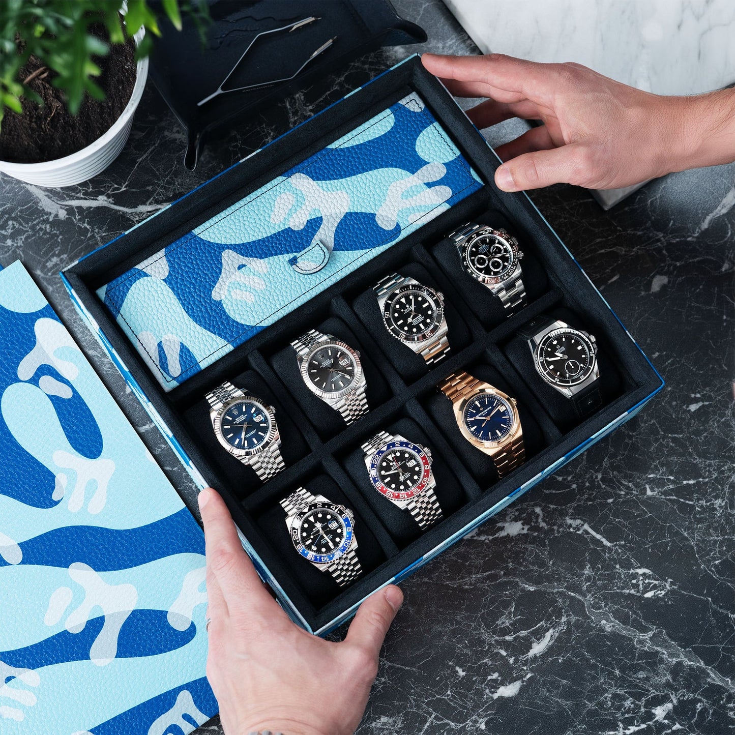 IFLW ライフスタイルロッカー Azure Camo （アズール迷彩）
