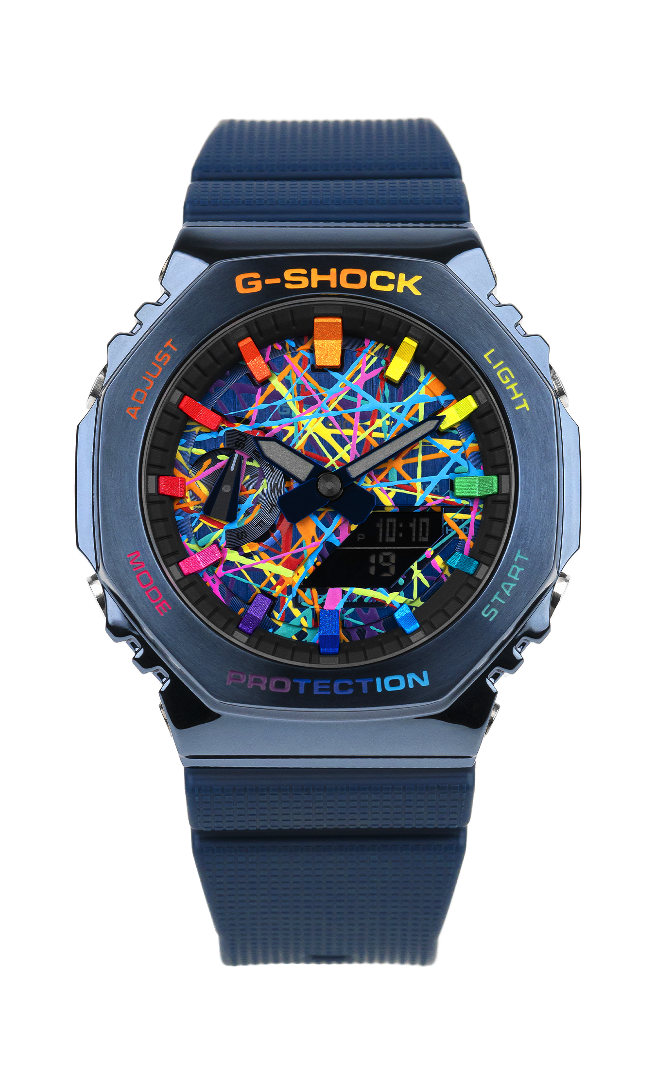 G-Shock CasiOak Blue Freak Rainbow (カシオーク/ブルーフリークレインボー）