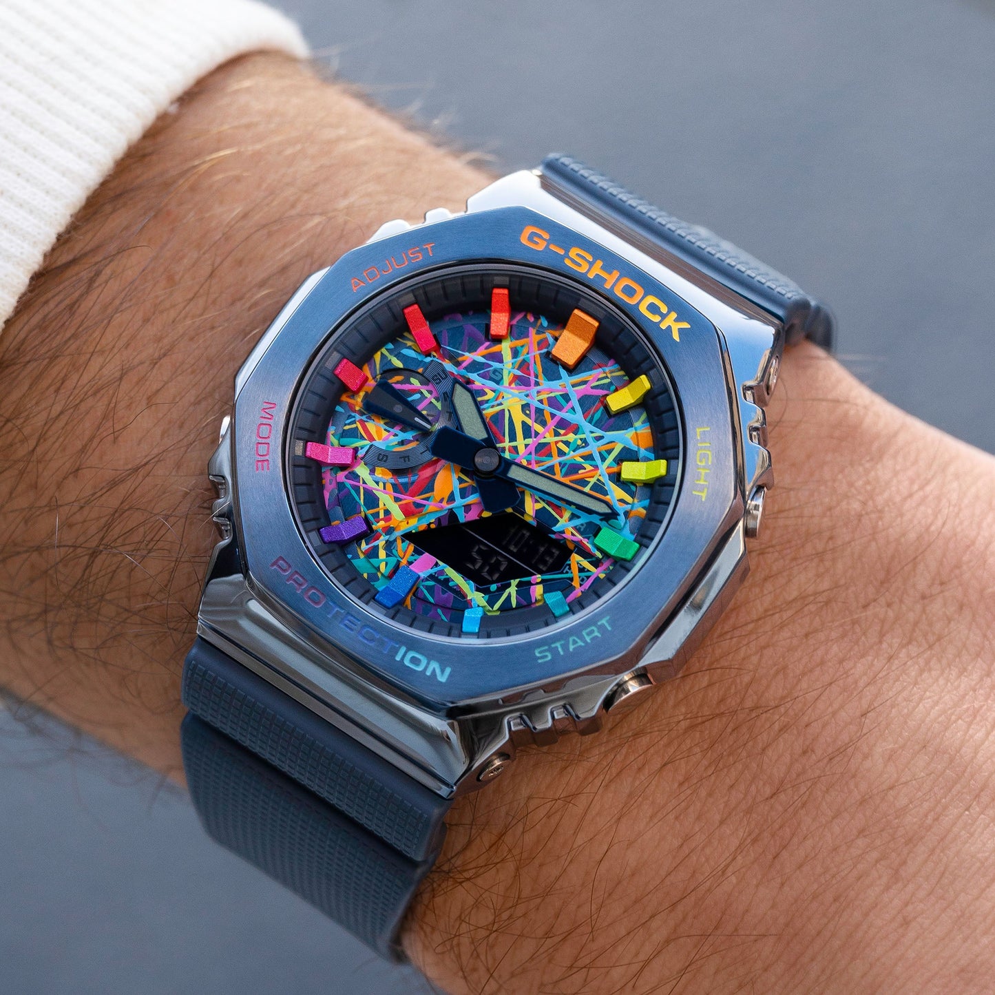 G-Shock CasiOak Blue Freak Rainbow (カシオーク/ブルーフリークレインボー）