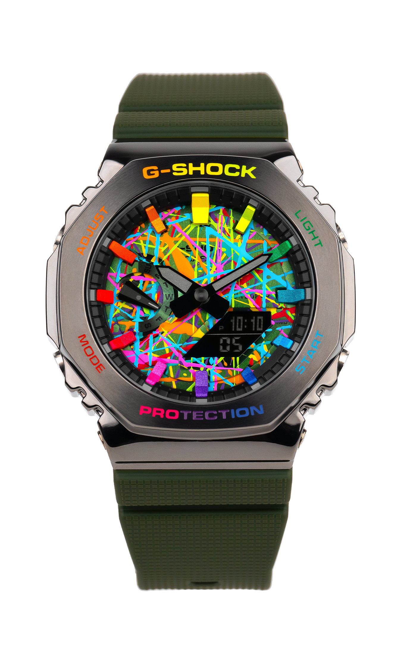 G-Shock CasiOak Green Freak Rainbow (カシオーク/グリーンフリークレインボー）