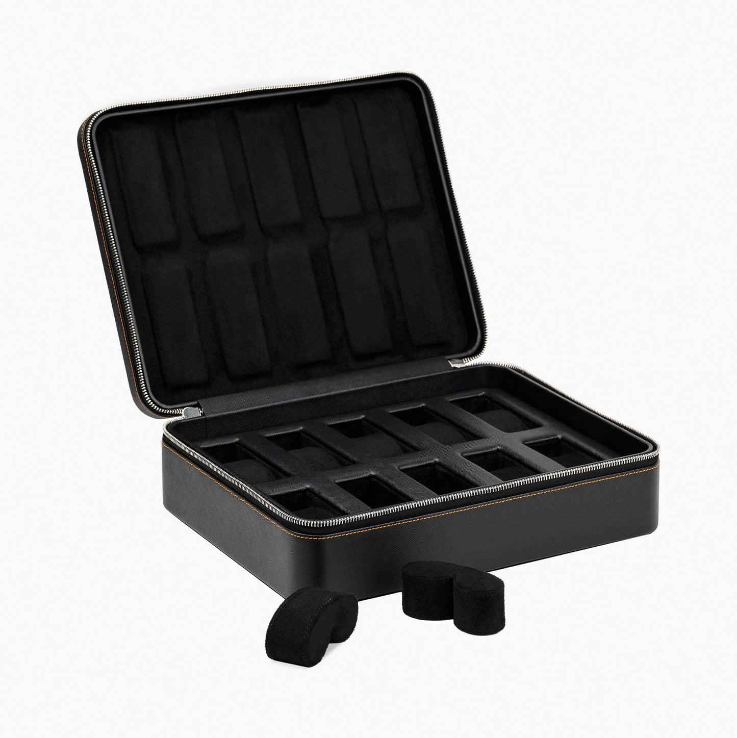 IFLW ウォッチケース 10本用 ブラック /Watch Case Black for 10