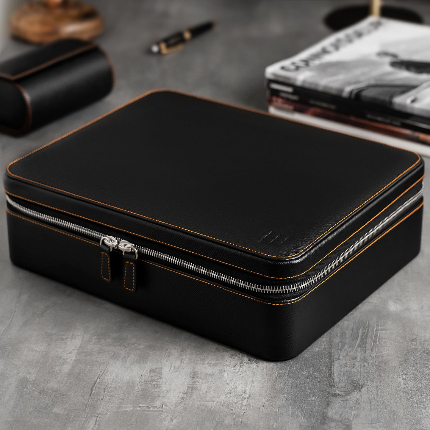 IFLW ウォッチケース 10本用 ブラック /Watch Case Black for 10