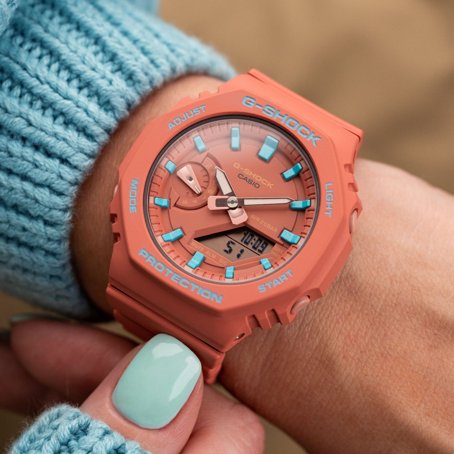 G-Shock CasiOak Mini Coral Reef (カシオークミニ/コーラル）